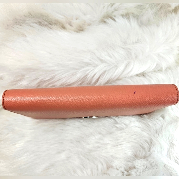 Fendi Pink Leather Long Zip Wallet with COA - Picture 7 of 11